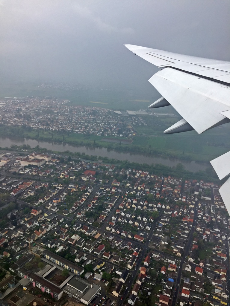 Suburban Frankfurt with Main River